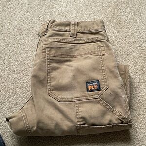 Timberland Pro - mens work pants - 34”w x 30”l - tan/brown